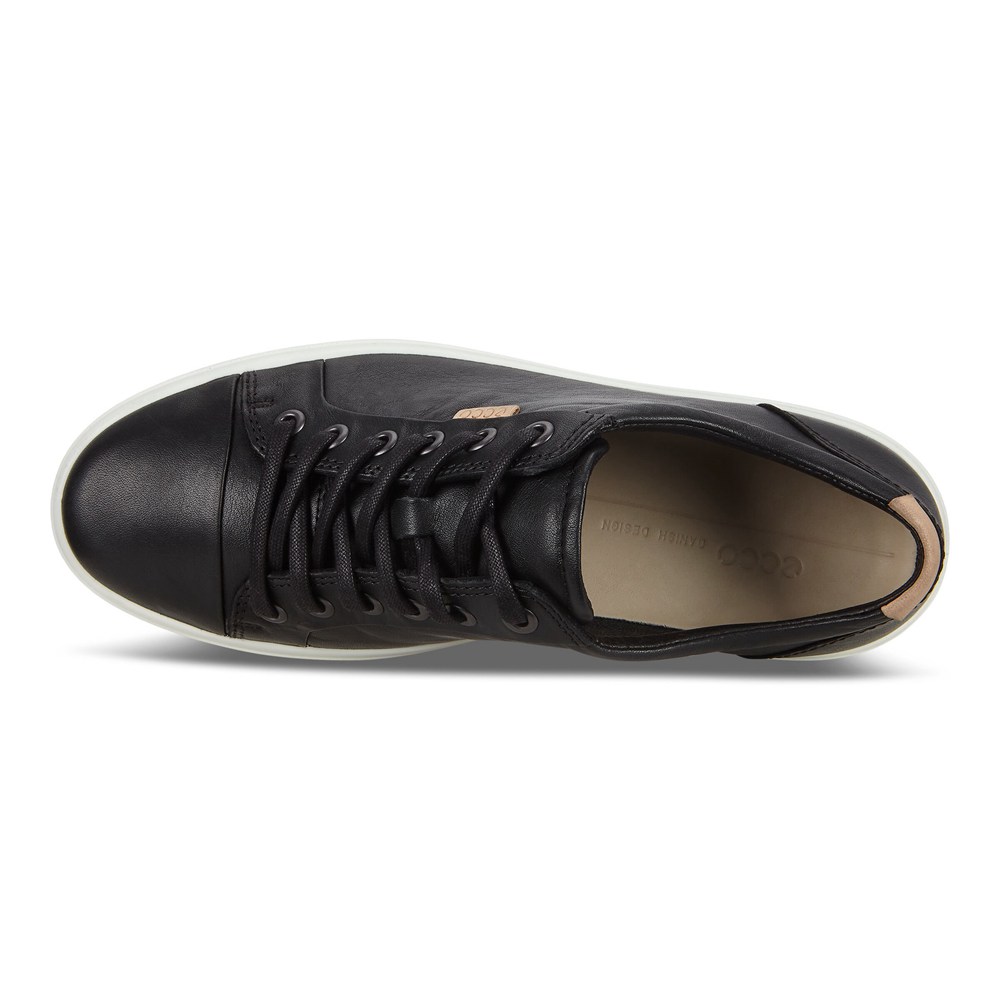 Womens Sneakers - ECCO Soft 7 Wedge - Black - 1572ANBJY